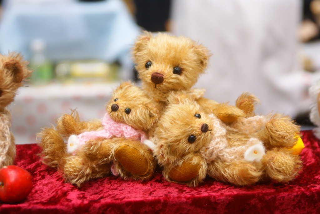 かわいらしいクマさんたち