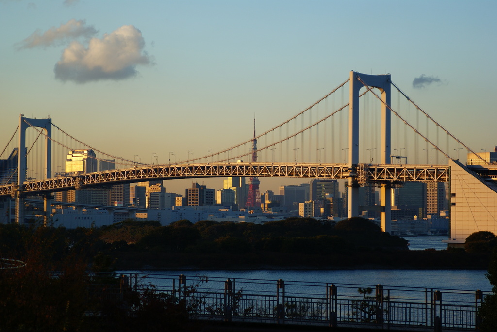 夕焼けレインボーブリッジ