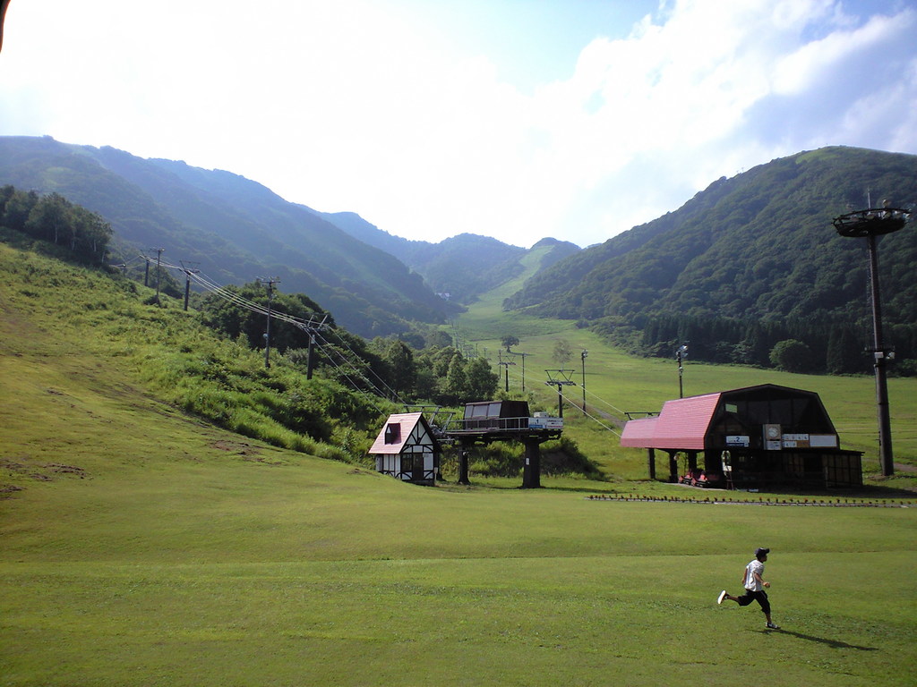 夏のスキー場