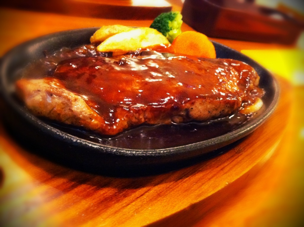 熱々ステーキ♪