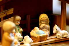 玄関のクリスマス