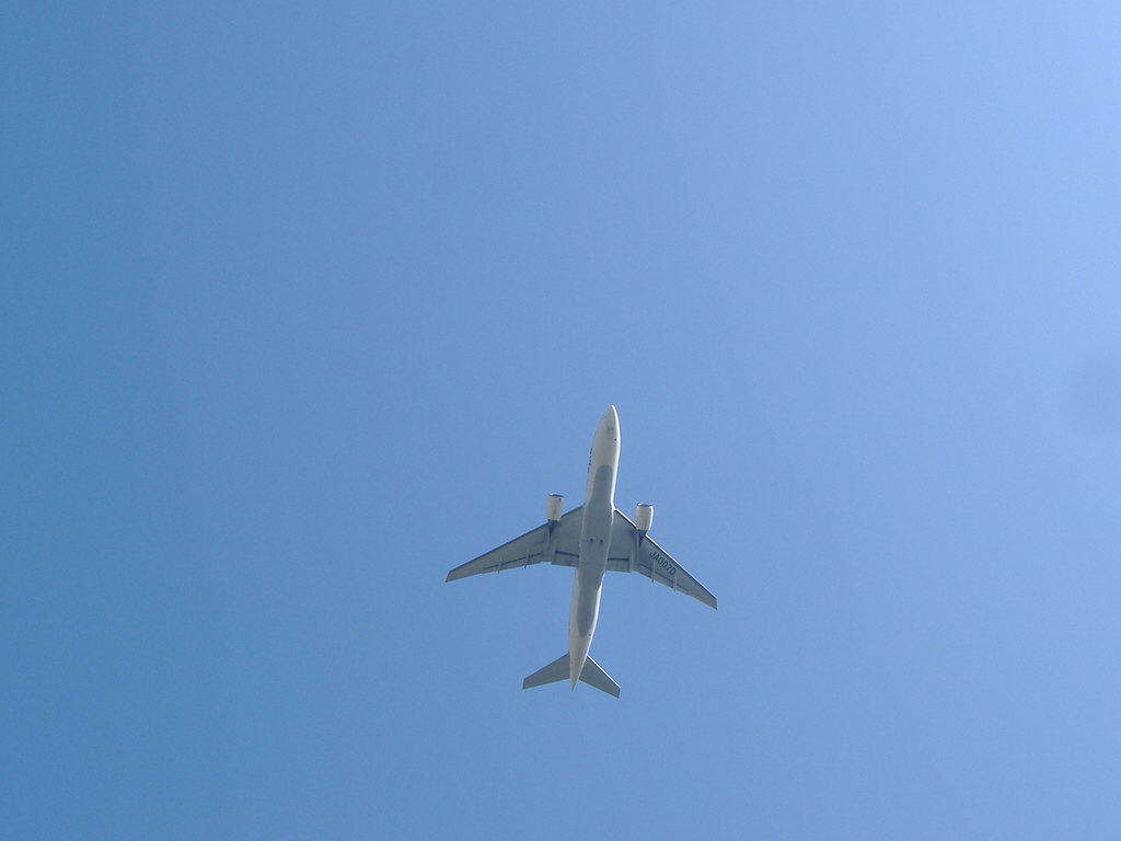 青空と飛行機