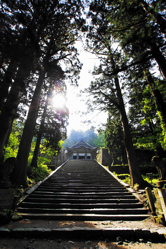 大山登山　①