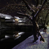 雪夜の太鼓門