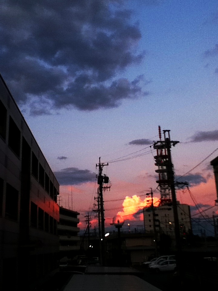 ある日の夕暮れ