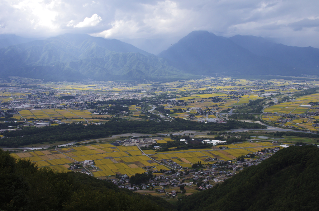 秋色の安曇野