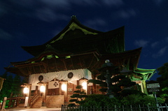 月夜に善光寺参り