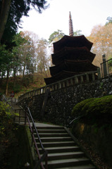 安楽寺 八角三重塔