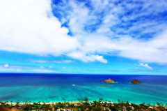 Lanikai beach in Hawaii