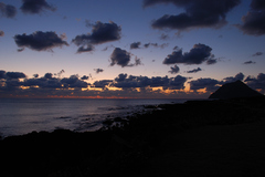 小島夕景