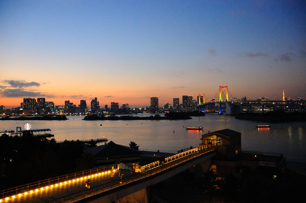 お台場の夕景