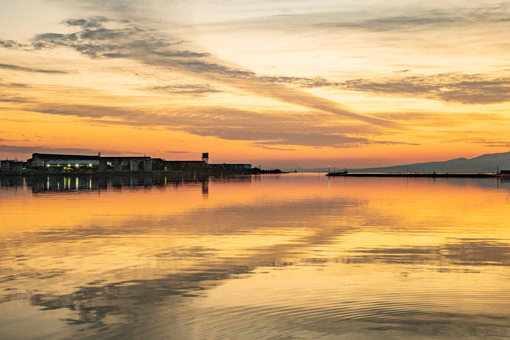 Autumnal Reflection at Seaport