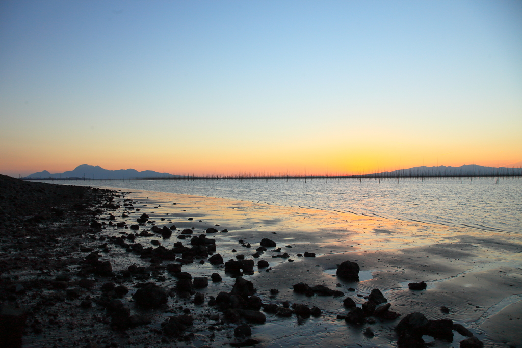 Rocky Coast in Winter