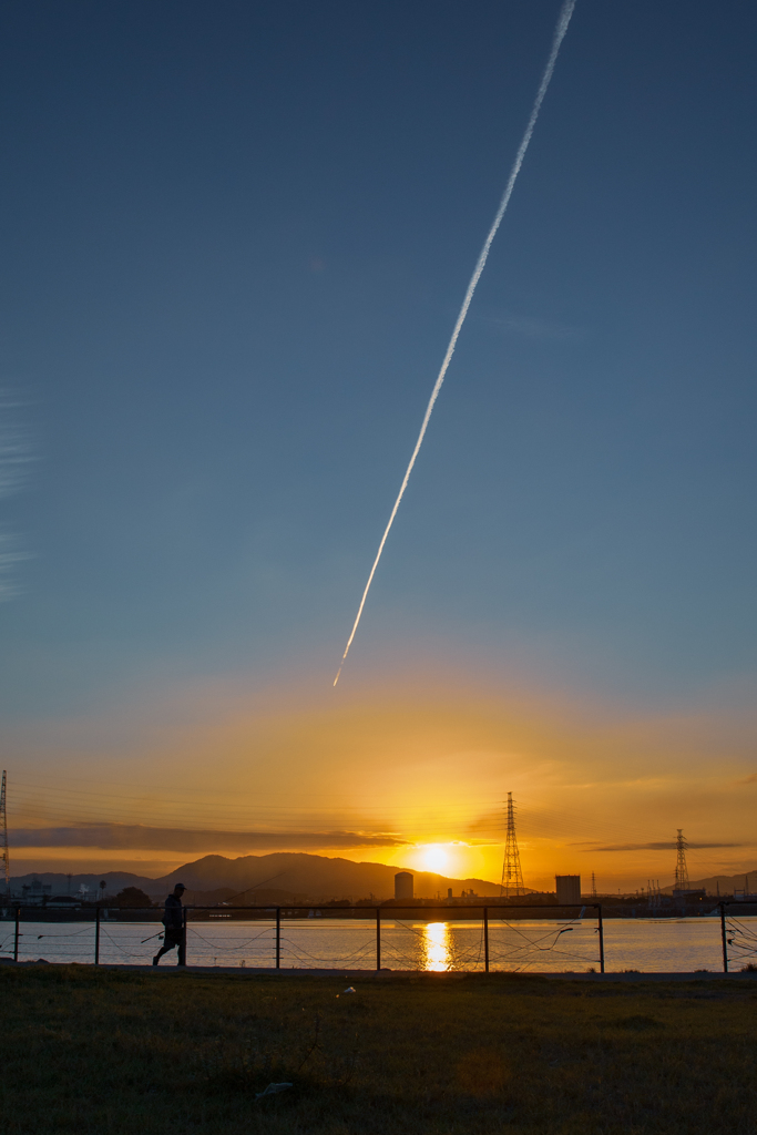 Flying Over the Sunrise