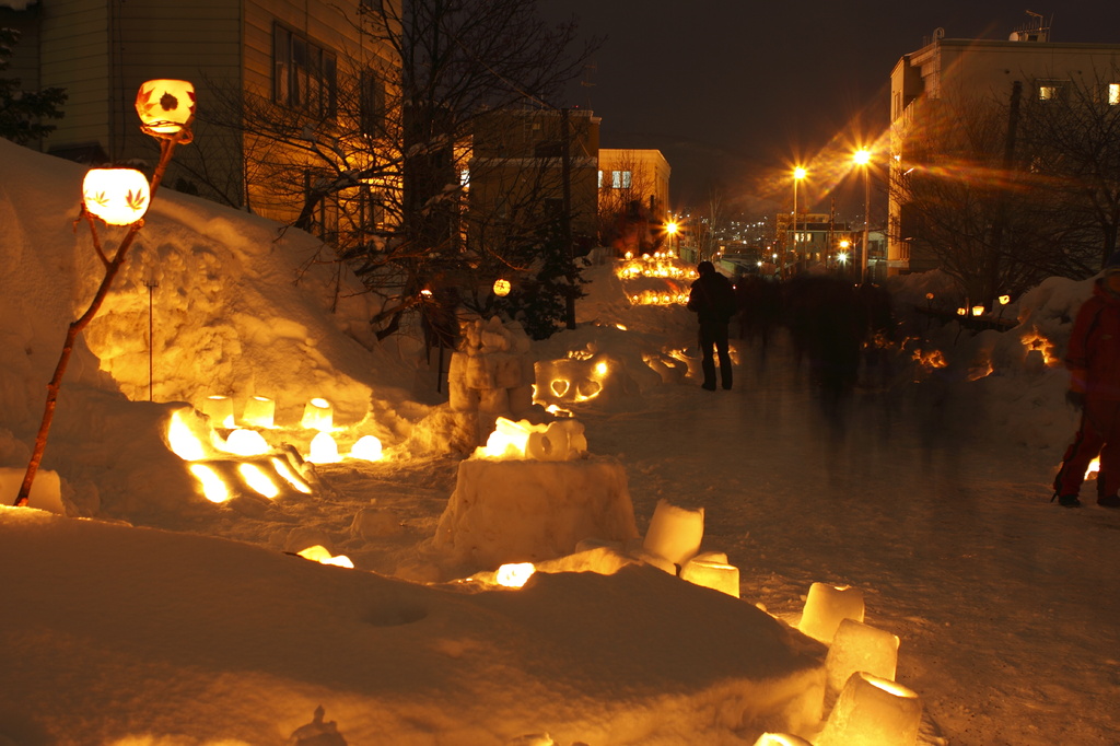 小樽雪明かり　会場風景