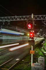 箱根登山電車到着