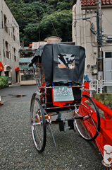 箱根湯本徘徊_人力車