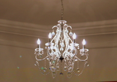 A chandelier