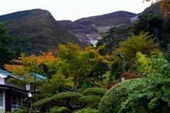 箱根_強羅_箱根美術館より大涌谷を見る！