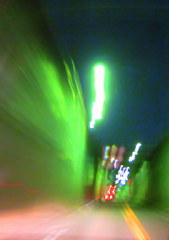 The night view that drifts