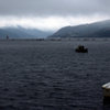 Lake Ashi which freezes
