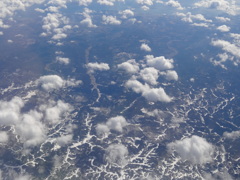東北上空