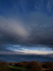 雨上がりの夕景