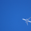 遙か上空の飛行機