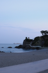 静かな浜。桂浜