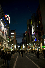 銀座の夜