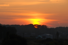 夕暮れ