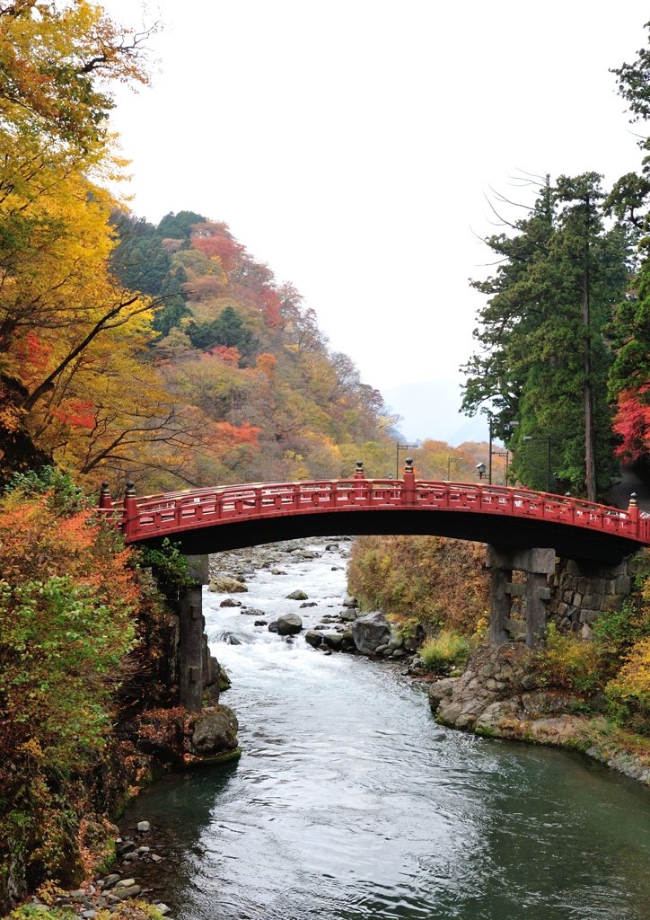 紅葉の神橋