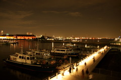Twilight of Yokohama port