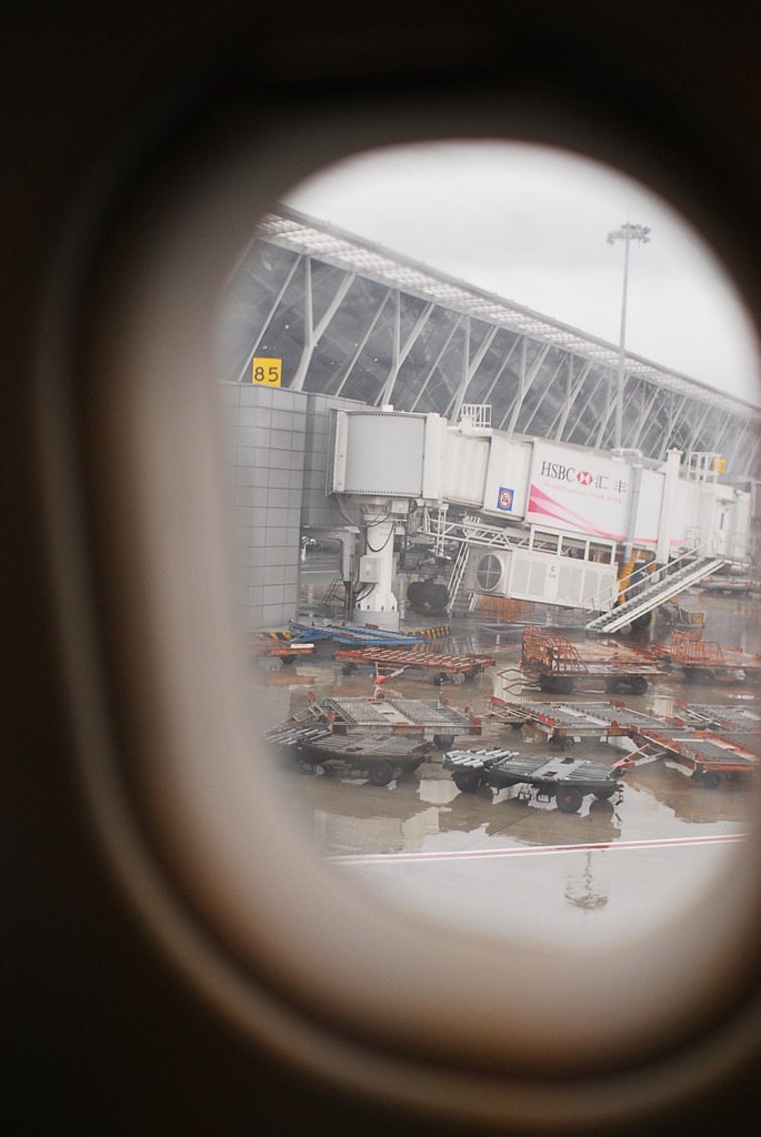 At the airport