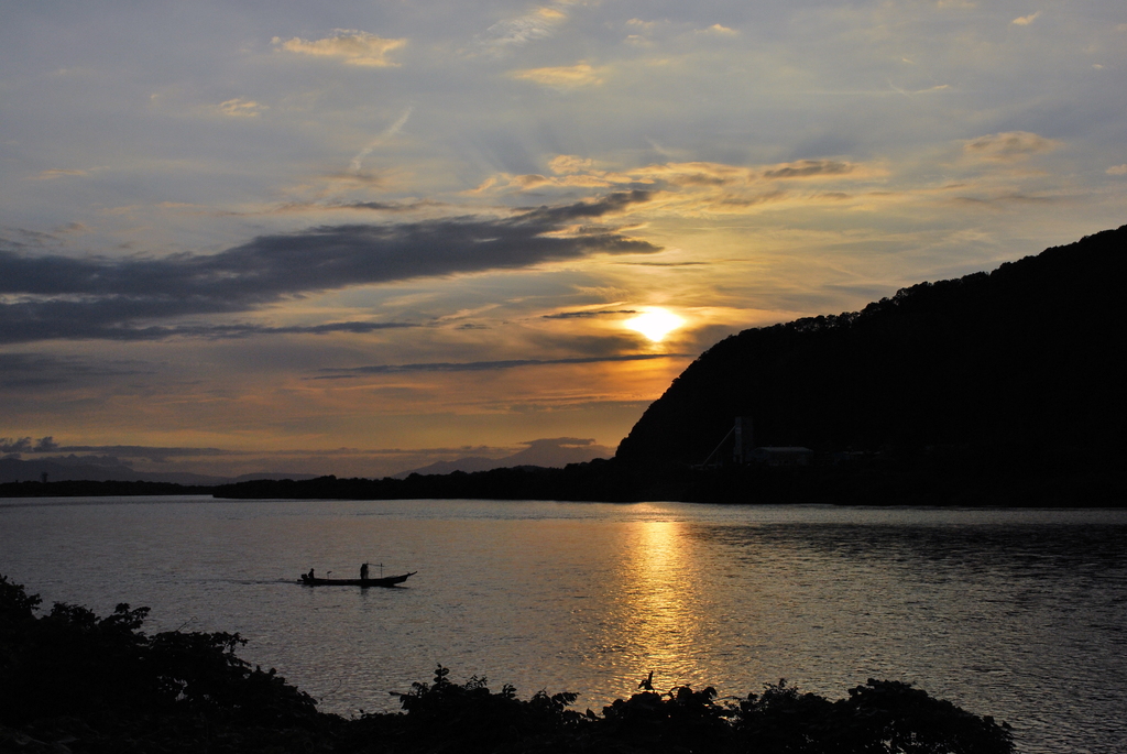 木曽の夕暮れ