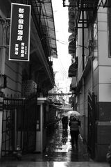 雨の上海