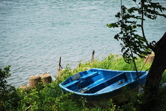 ボートのある風景