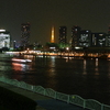 勝鬨橋付近より東京タワーと築地市場を望む(20081031-0012)