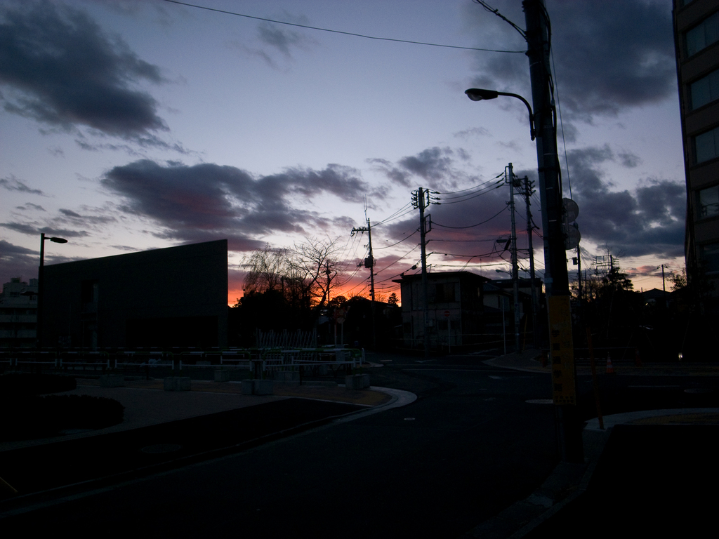 夕暮れ
