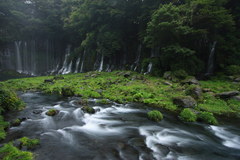 白糸の滝　川