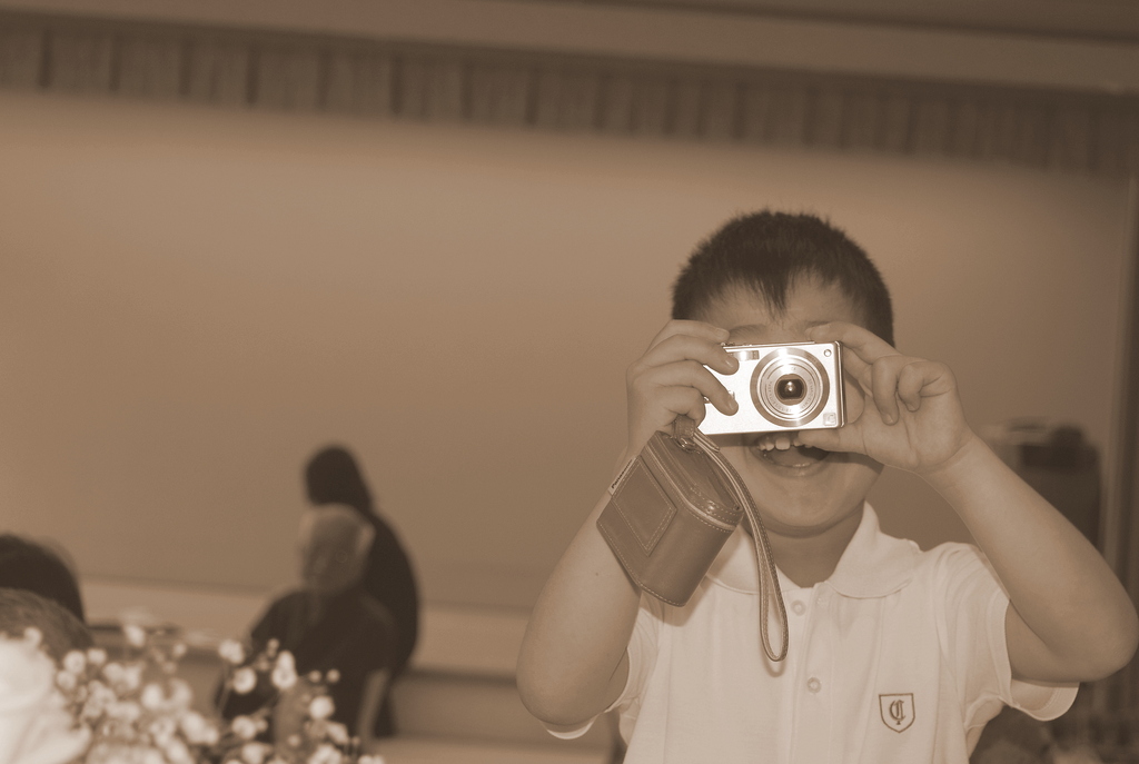 はいチーズ・・・カシャ