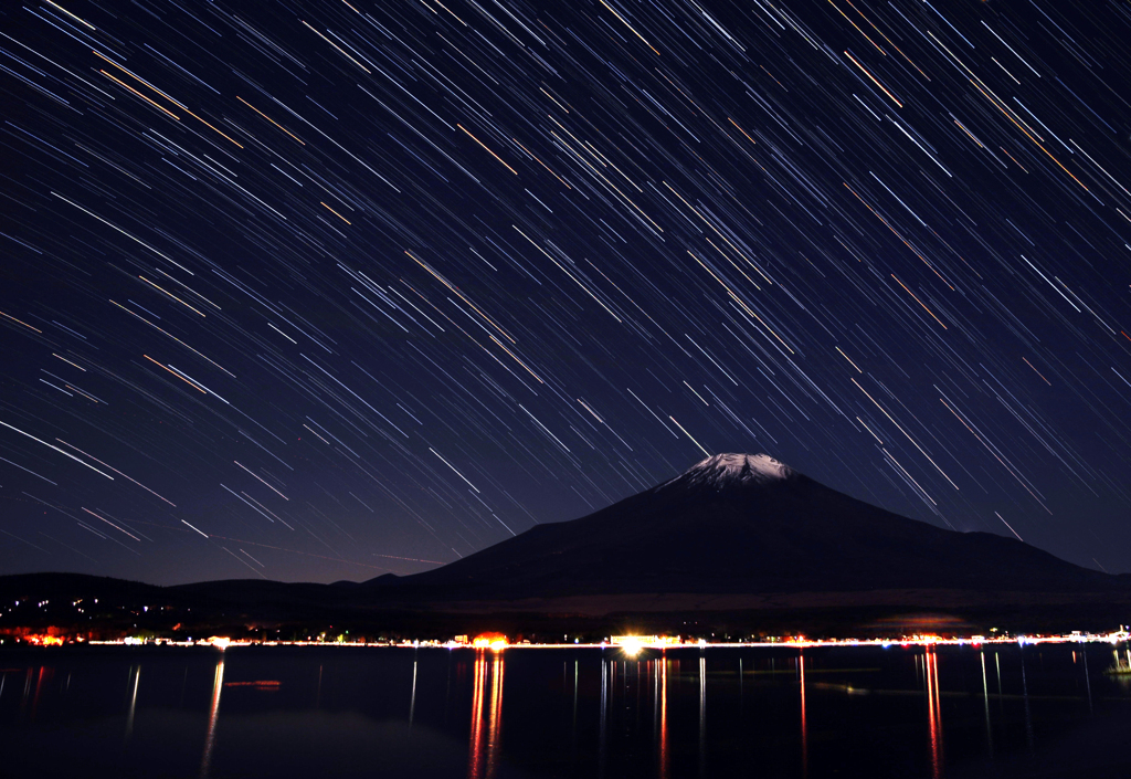 星降る富士(t)
