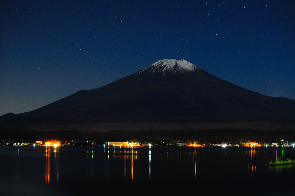 夜の富士