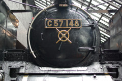 九条・機関車　展示C57148  №3