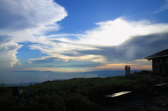 夏の夕暮れ