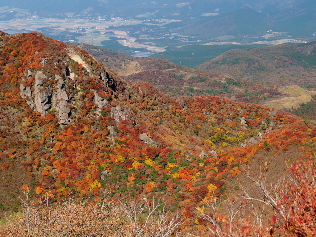 三俣山の紅葉～大鍋小鍋～