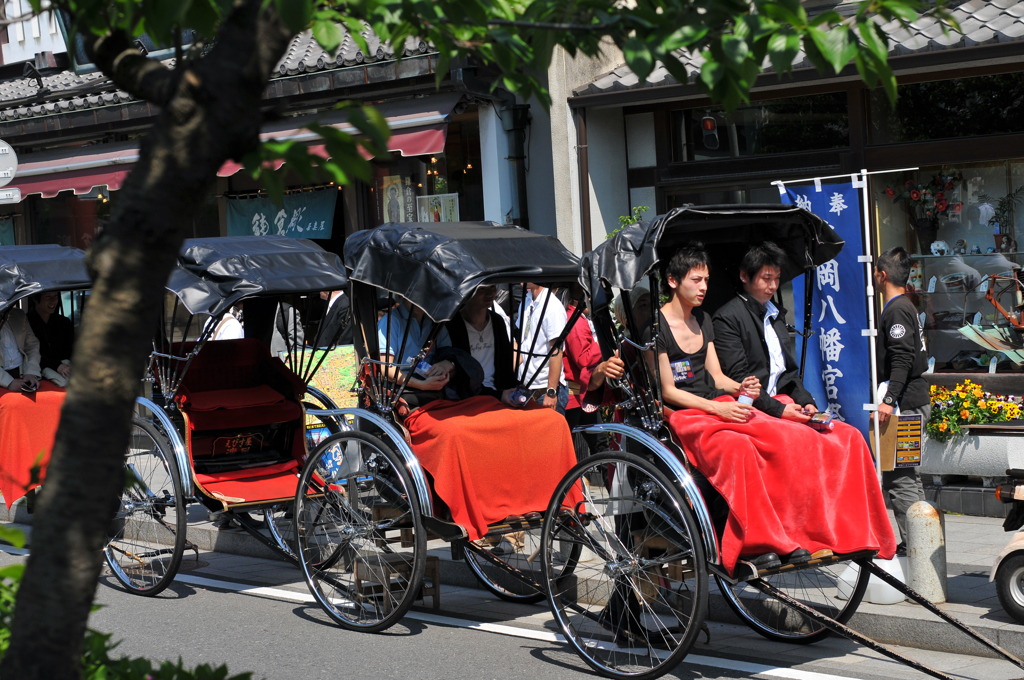 鎌倉の人力車