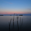 琵琶湖の黄昏時