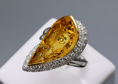 Golden beryl Ring
