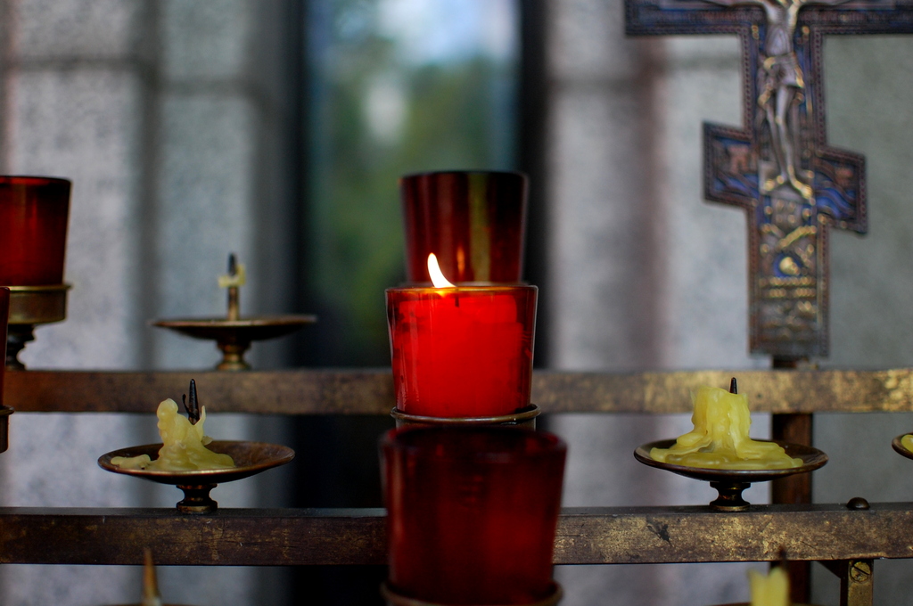 教会のろうそく